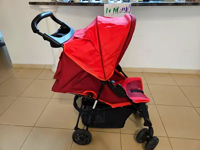 Red Baby Stroller