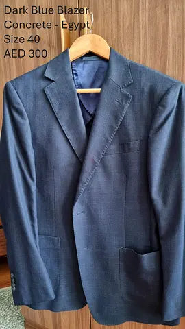 Concrete Dark Blue Blazer Size 40