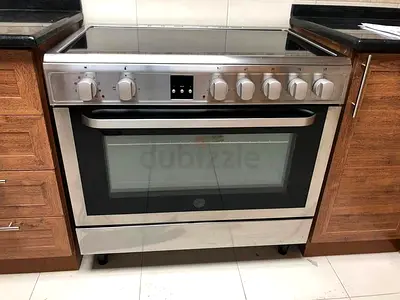 Hoover latest model electric ceramic 5 hobs stove oven fan cooking range 90x60