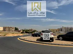 Corner plot for sale on two streets, residential-commercial, permit for ground-floor shops + 2 resid