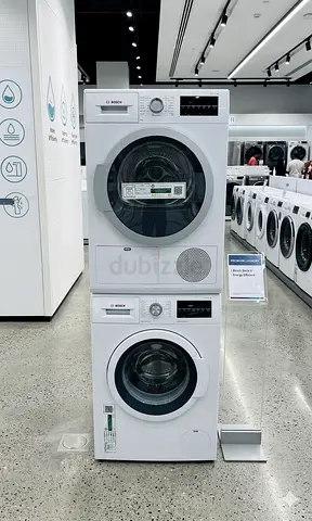 Bosch serie 6 washing machine 9kg wash and Bosch serie 6..  9kg dryer separate set same like new con