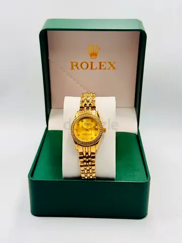 Rolex Ladies Gold Watch in Original Box - Preowned