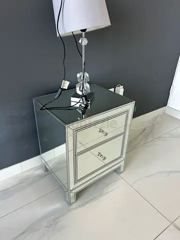 Mirror Bedside Table