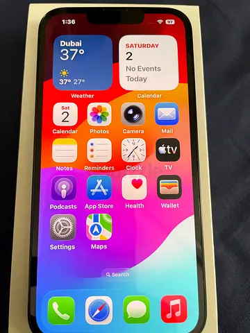 I phone 14 gb 128 black case with box and accessories