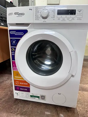 Super General 6kg Front Load Washing Machine - Good Working Condition