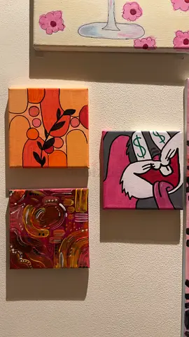 Orange Bloom, Pink Bugs  Dreamlines – Pop-Art  Abstract Collection