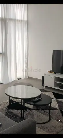 Coffee Tables Round Side Tables with Marble-effect Tops