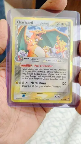 Rare Charizard Crystal guardians Pokémon Card (Holographic) - Condition HP, Sleeved
