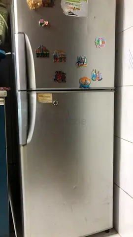 Hitachi Silver Double-Door Fridge - Good Working Condition