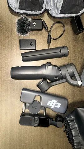 DJI Creator Bundle – Osmo Pocket + OM 6 Gimbal + DJI Mic + Case + Accessories