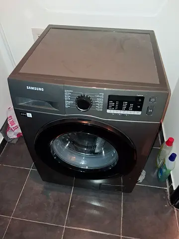 Samsung Front Load Washing Machine - Dark Grey, Excellent Condition