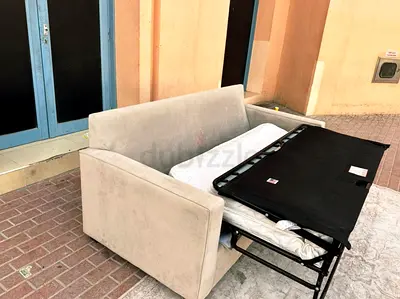 West elm two seater sofa bed with mattress like a new condition