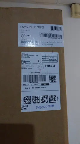 Samsung DW60M5070FS Dishwasher (boxed, new/unused)