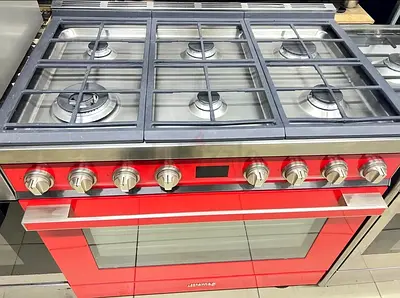 Smeg latest model 6 burner gass/electric top gass oven electric dual fan stove 90x60 cooking range