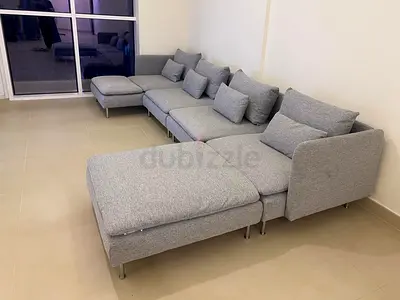 Ikea Sodhremn U Shape Sofa Gray Excellent Condition
