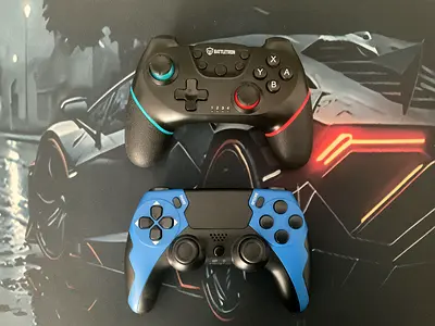 Pair of PS4 DualShock Controllers + Switch Controller — Exellent Working Condition