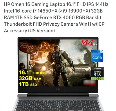 HP OMEN GAMING LAPTOP