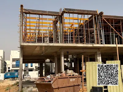 Gray Structure Villa For Sale On Prime Location Helio 2, Ajman