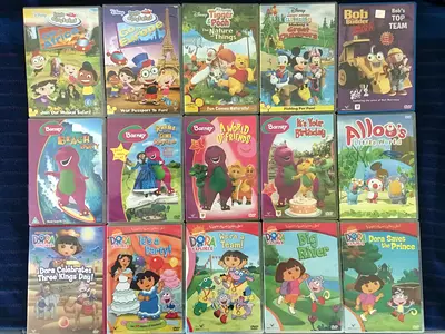15 CARTOON/CHILDREN DVDs [ENGLISH/ARABIC-DUBBED]