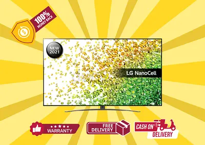 LG 86 Inch NanoCell NANO86 120Hz 4K Smart TV 86NANO86 - Brand New - Warranty - Free Delivery All UAE