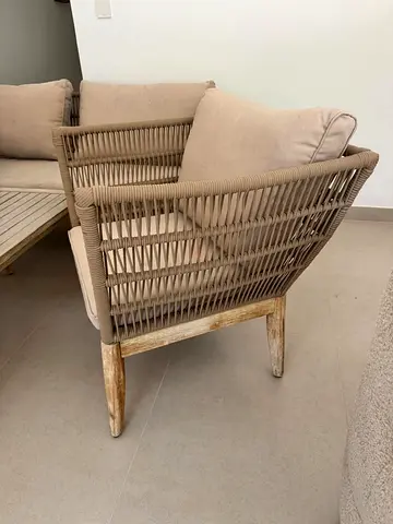 4 Seater Sofa Set Beige - Alaska from Danube Home