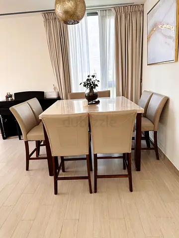 8 seater marble top luxury dinning table