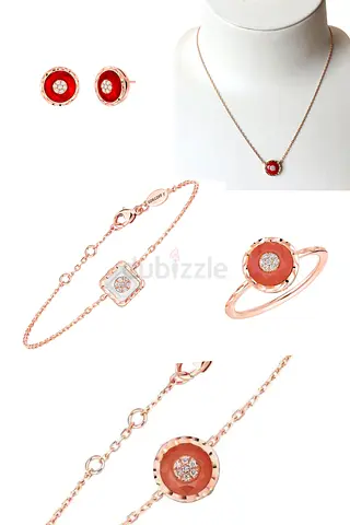 Rose gold jewelry set Korloff Paris RRP 48,000 AED!