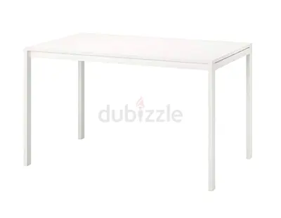 Modern Minimalist White Dining Table