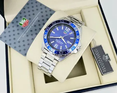 TAG Heuer Aquaracer Stainless Steel Mens Watch - Blue Dial