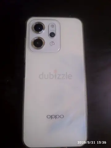 Oppo smartphone in white — good working condition