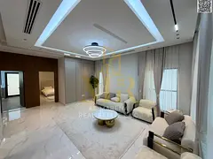 Own a fully furnished villa with a European design, 5 master bedrooms, super deluxe finishing, at a