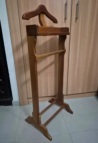 wooden cloth stand