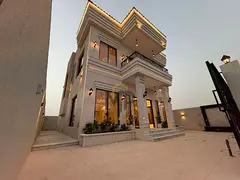 Registration fees included | For sale in Al-Haliyo 2 - Azha Roundabout | Modern Corner Villa near Az