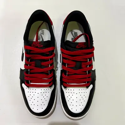 Preloved Original Jordan Air Jordan 1 Retro Low OG “Black Toe” Sneakers Size: US10 / EU44