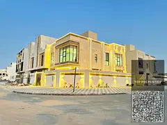 Corner villa for sale in Al Helio, prime location, luxurious finishing, spacious areas with ample pa