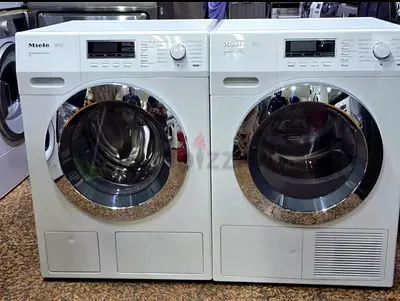 Miele latest model twin dos 9 kg washer and 9 kg dryer separate set freestanding.l
