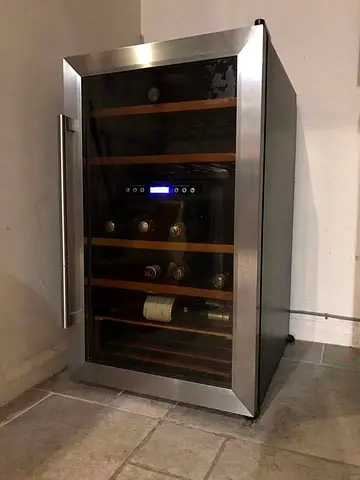 Hoover latest model 36 bottle wine fridge dual temperature freestanding wine cooler
