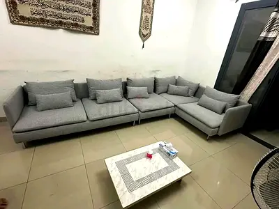 IKEA soderhamn light grey color corner sofa