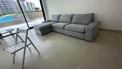 Ikea kivik L shape sofa Gray Excellent Condition like new Condition