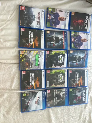 Bundle of PS4  PS5 Games — Mixed Titles, Good Condition