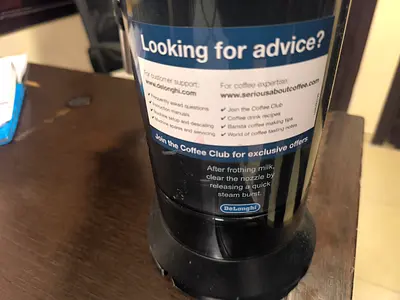 DeLonghi Coffee Machine