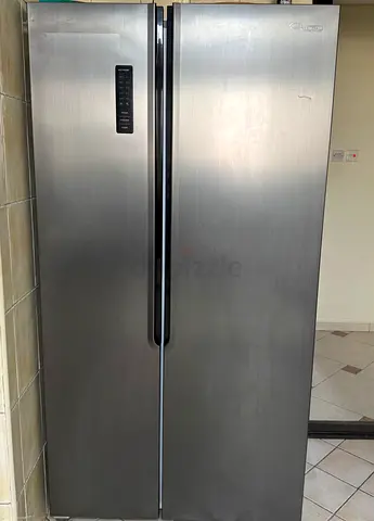 Super general  Side-by-Side Stainless Steel Refrigerator - Good Working Condition