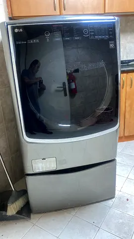 LG Front Load Washing Machine with Pedestal Drawer - Good Condition