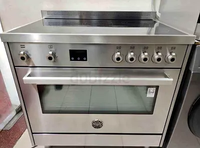 Bertazzoni 90x60 Ceramic Cooker 5 hobs (PRO905VMFELXC) - Steel, Made in Italy