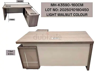 Brand New L-shaped Executive Office Desk For Sale