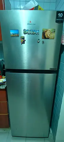 Hisense 2-door Refrigerator - Silver, Good Working Condition