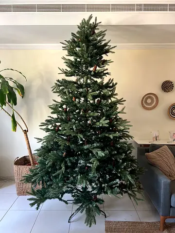 Christmas tree 8ft (240 cm) and lights