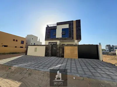 شامل رسوم التسجيل  فيلا فاخرة بناء وتشطيب شخصي  تمليك حر على شارع الشيخ محمد بن زايد  موقع مميز جاهزه للسكن خلف الخدمات