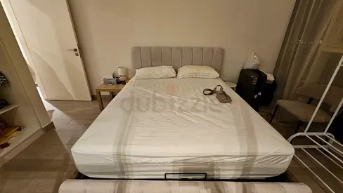 Bed frame and Mattress (Queen Size)