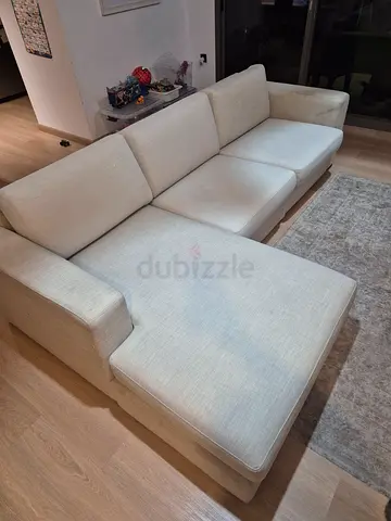 3-Seater L Shape Sectional Sofa Home Centre - Good Condition